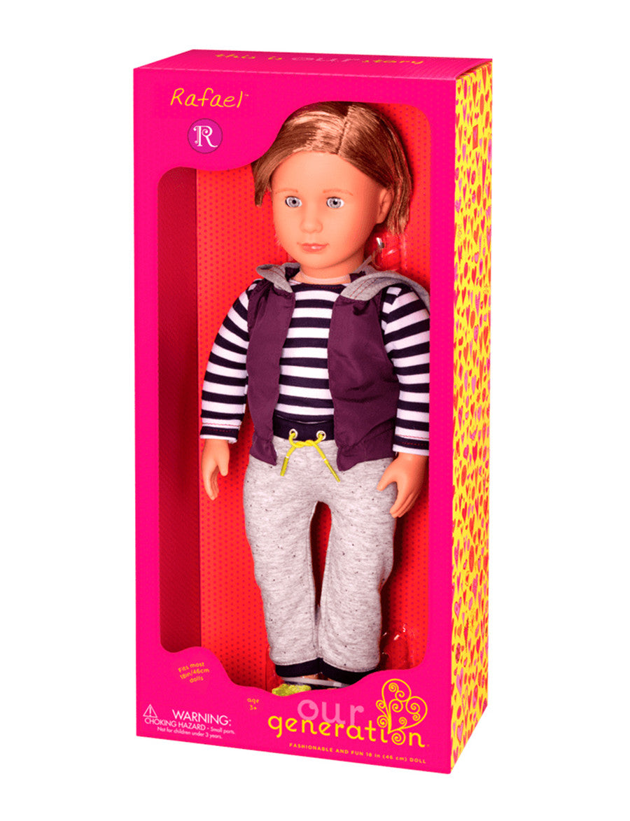 Our Generation Boy Doll With Hoodie Rafael - Main Image