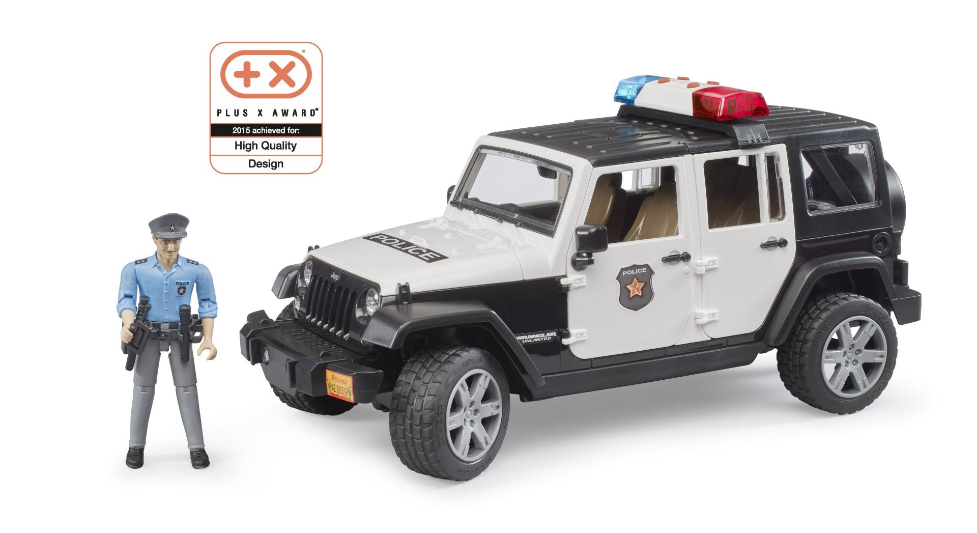 Bruder Jeep Wrangler Police With Policeman