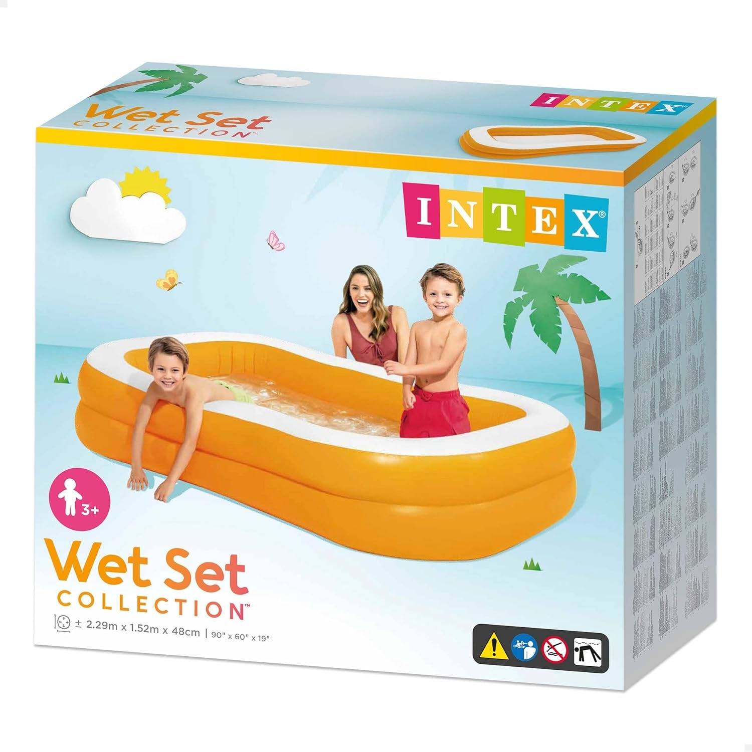 Intex mandarin swim center family pool