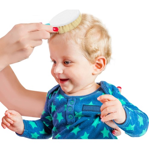 Babyjem - Brush Comb Set Natural Bristle
