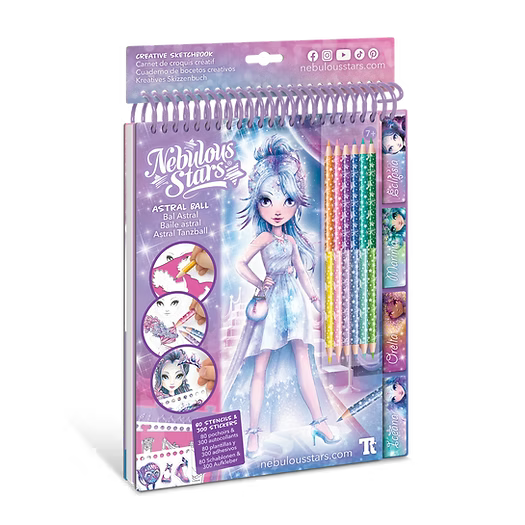 Nebulous Stars - Fashion Sketchbook Astral Ball