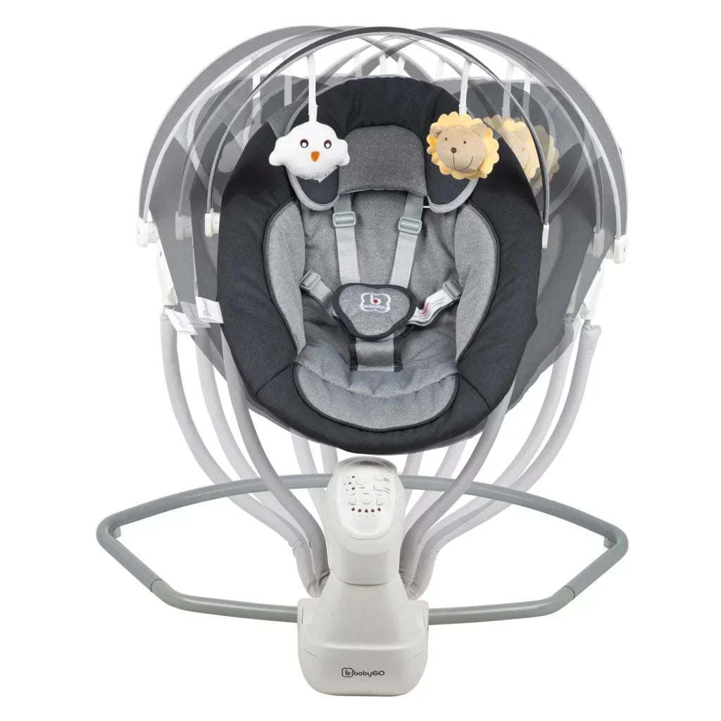 BabyGo - Cuddly Anthracite Swing