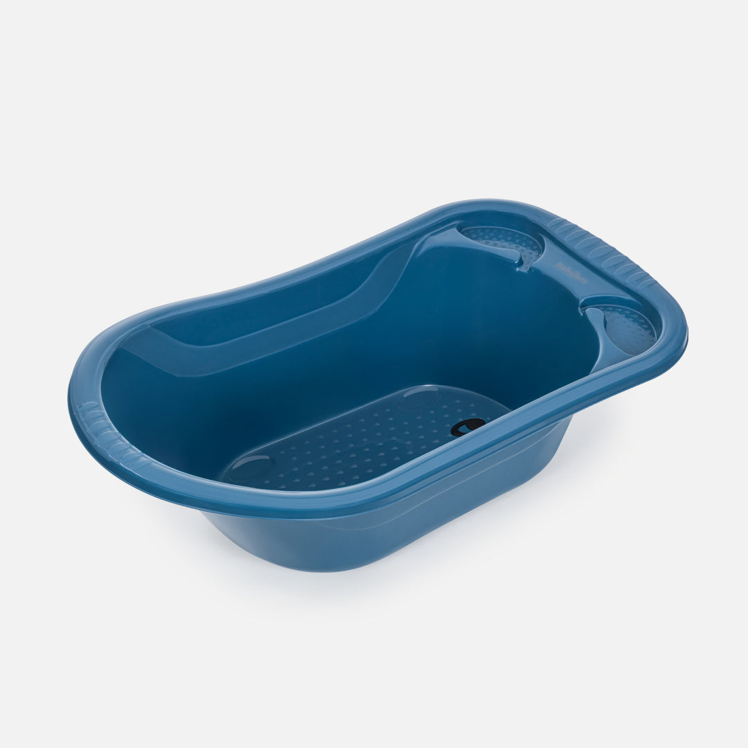 Babyjem bathtub with draining plug