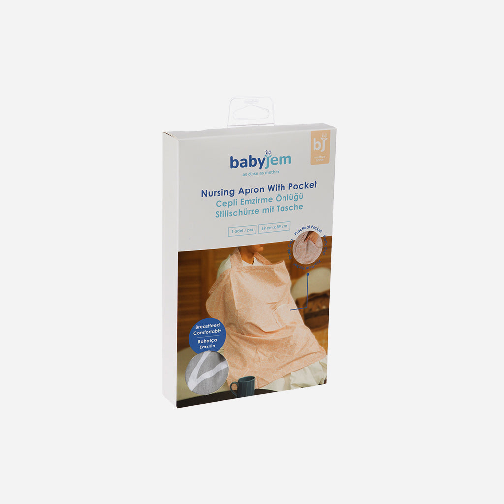 Babyjem nursing apron with pocket