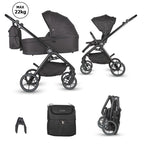 Coccolle Serry 2-in-1 Modular Stroller Jet Black