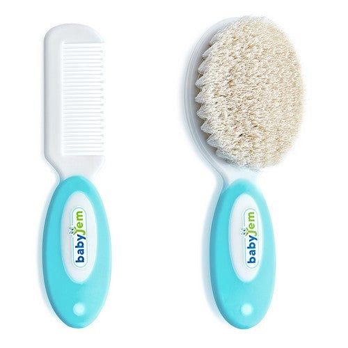 Babyjem - Brush Comb Set Natural Bristle