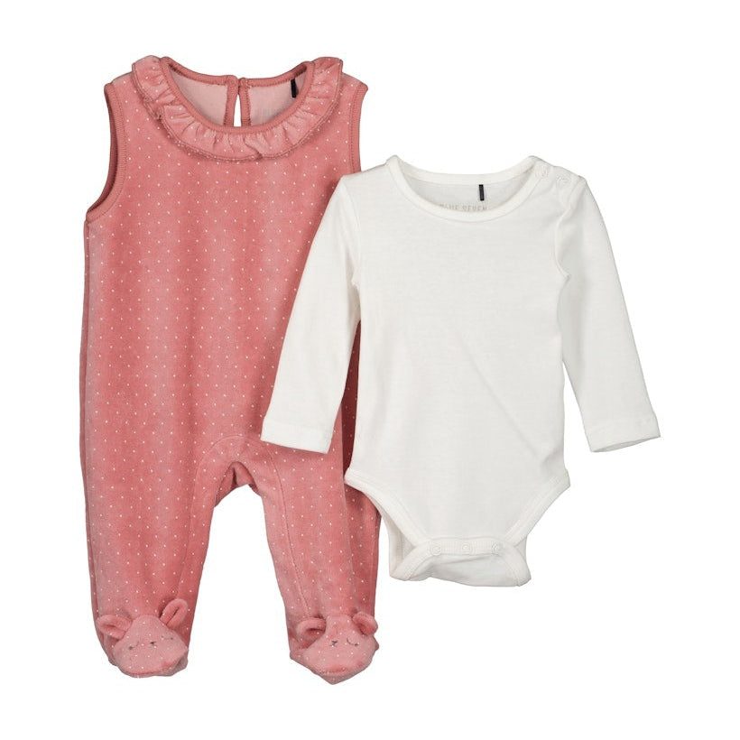 Blu Seven - Baby girl romper and body