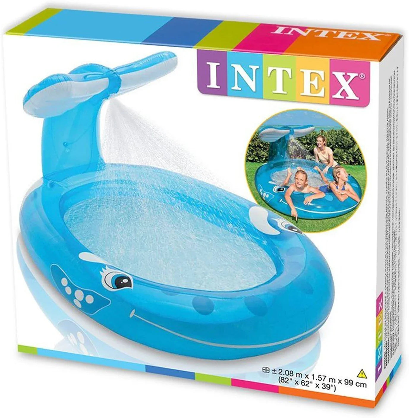 Intex whale spray pool