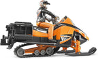 Bruder Snowmobile With Driver And Accessories