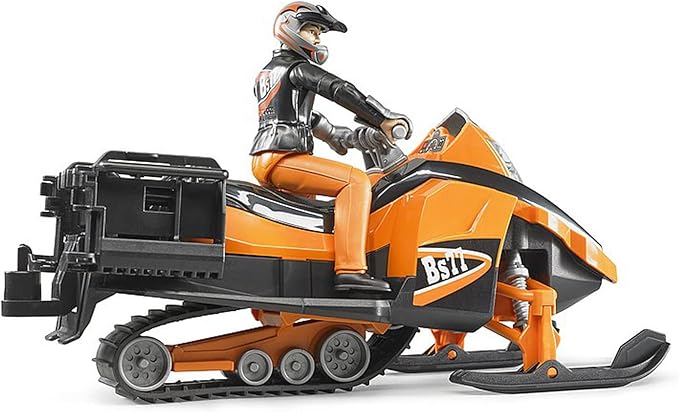 Bruder Snowmobile With Driver And Accessories