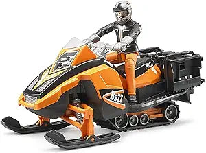 Bruder Snowmobile With Driver And Accessories
