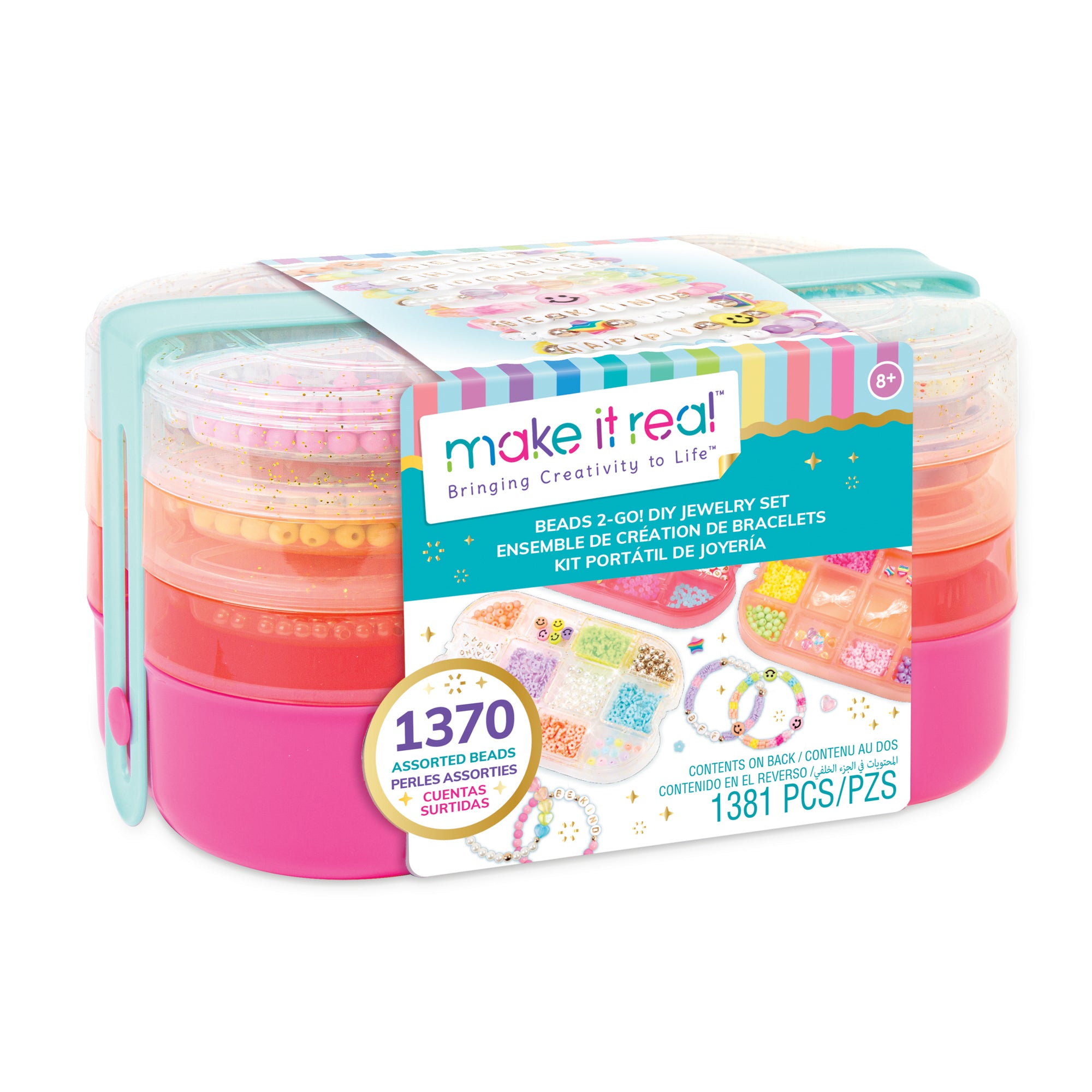 MAKE IT REAL Beads 2-Go DIY Jewelry Set