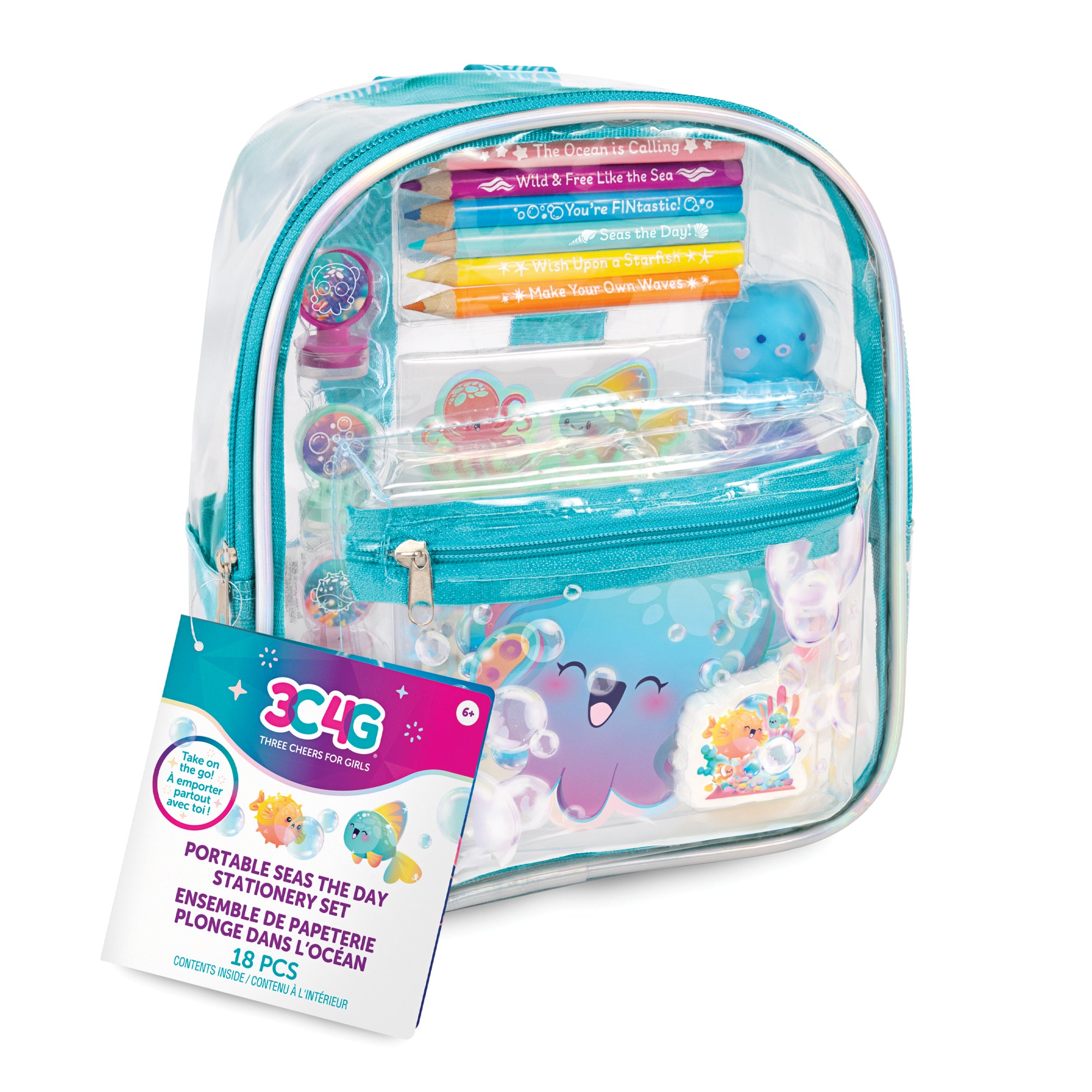 Make it Real - Seas the Day Portable Stationery Set