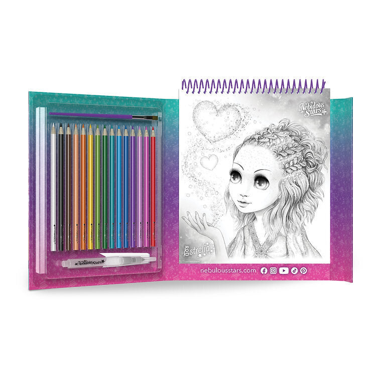 Nebulous Stars - Water Color Coloring Book