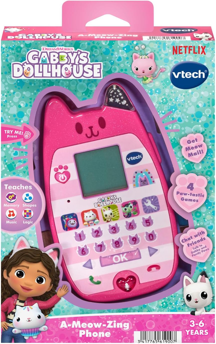 Vtech Gabbys Dollhouse Meow Zing Phone