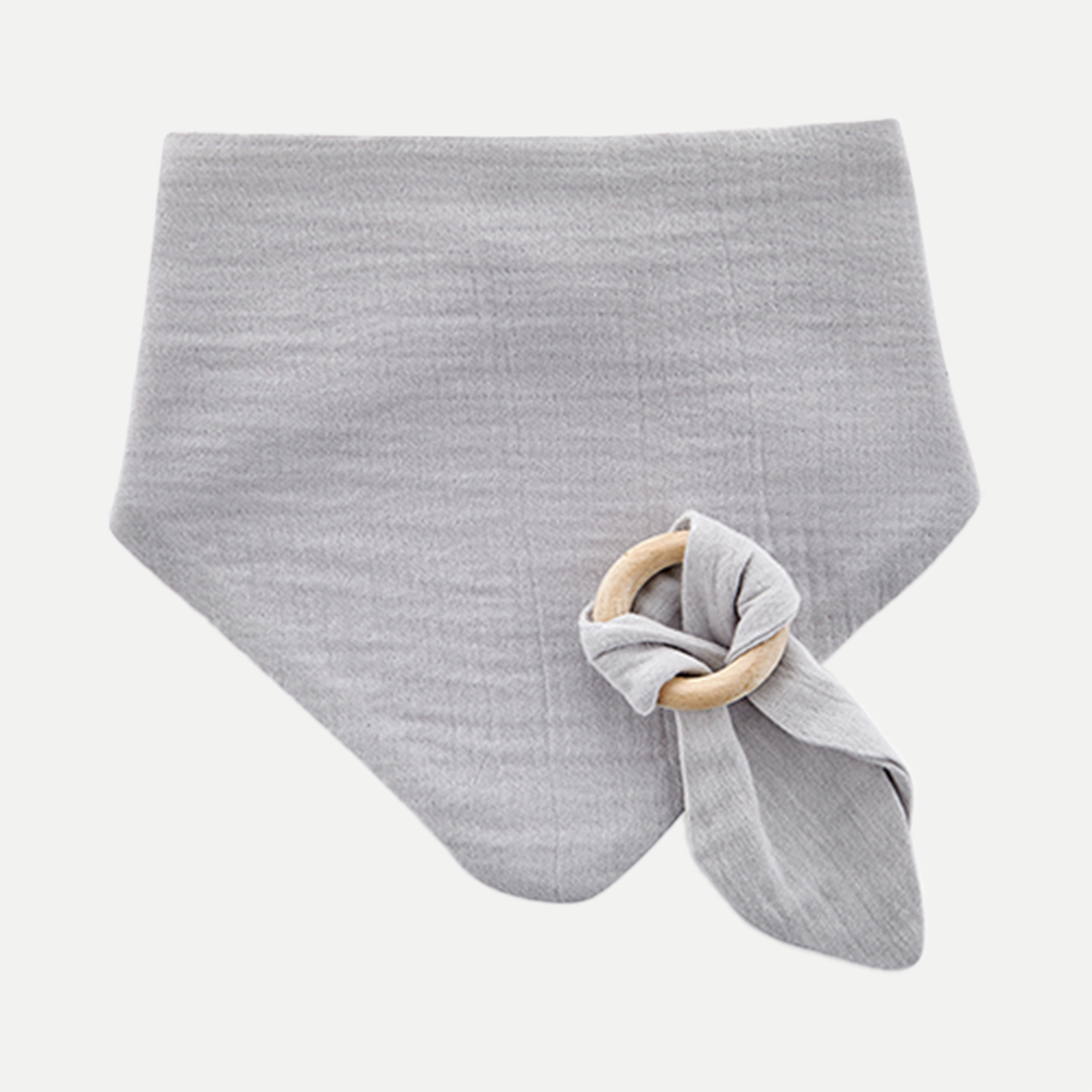 Babyjem muslin bib with teether