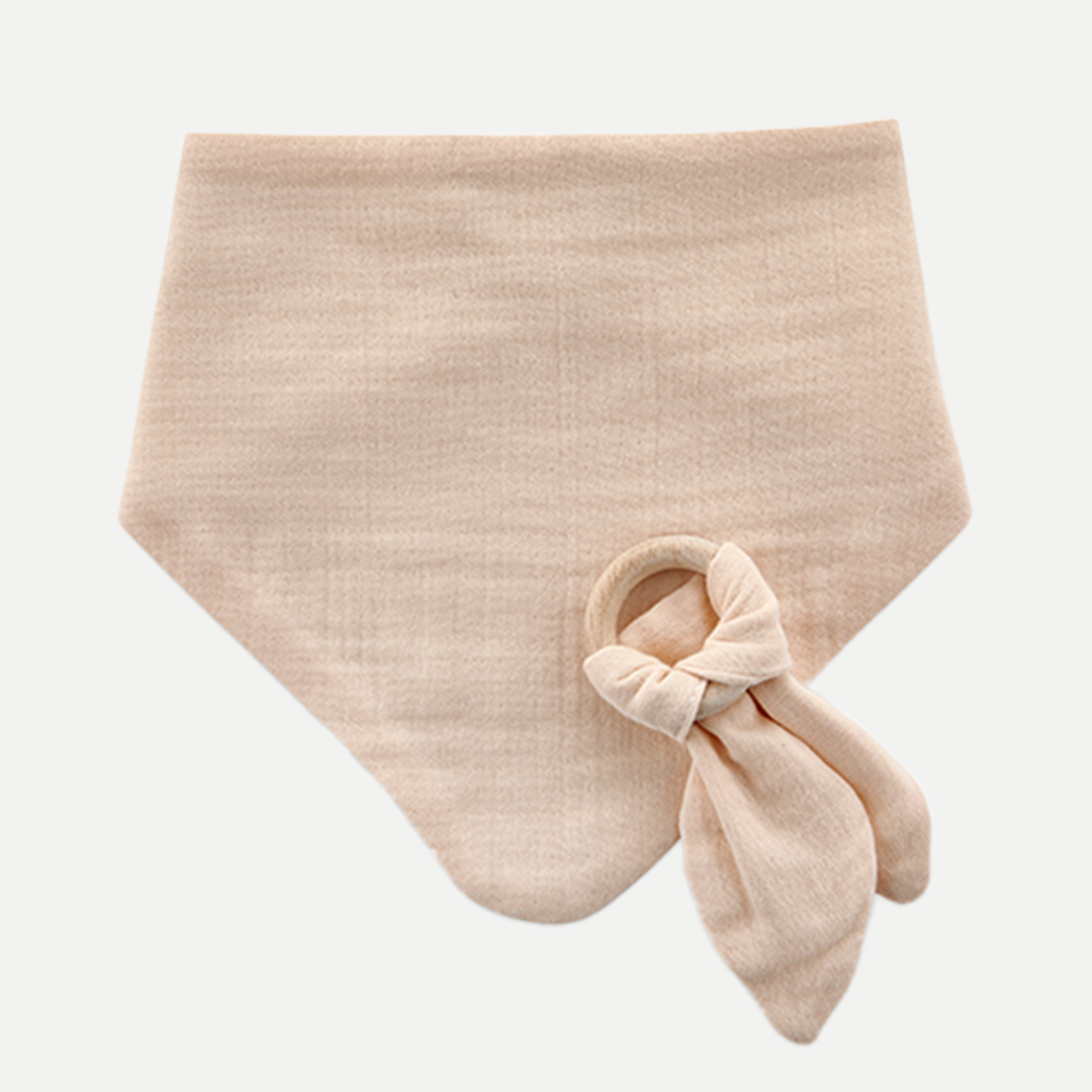 Babyjem muslin bib with teether