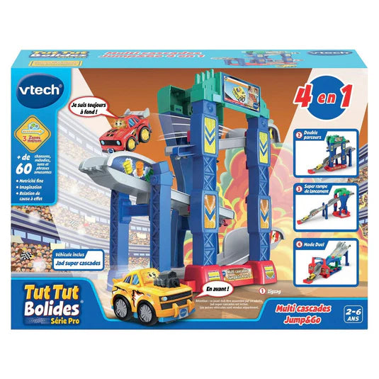Vtech Tut Tut Bolides Multi Cascades Jump& Go 4 in 1