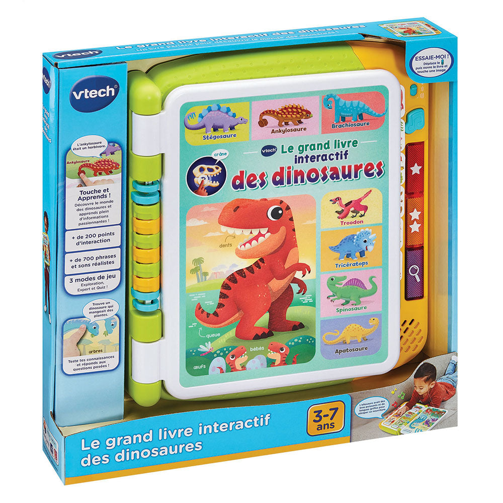 Vtech Le Grand Livre Interactif Des Dinosaures
