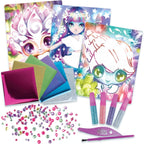 Nebulous Stars -  Glitter art