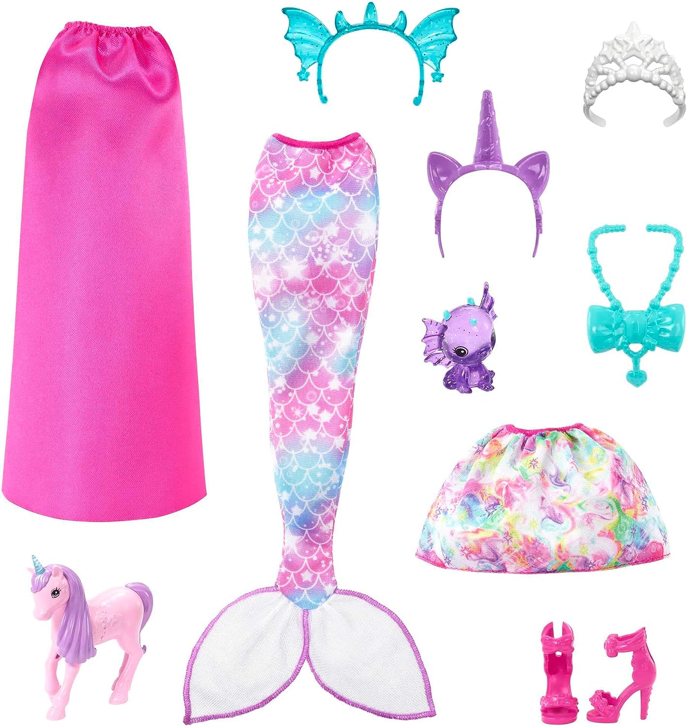 Barbie - Dreamtopia Doll with Fairytale Dress-Up Set