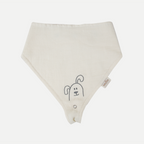 Babyjem muslin bib with pacifier clip