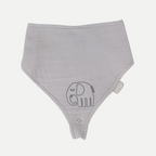 Babyjem muslin bib with pacifier clip