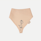 Babyjem muslin bib with pacifier clip