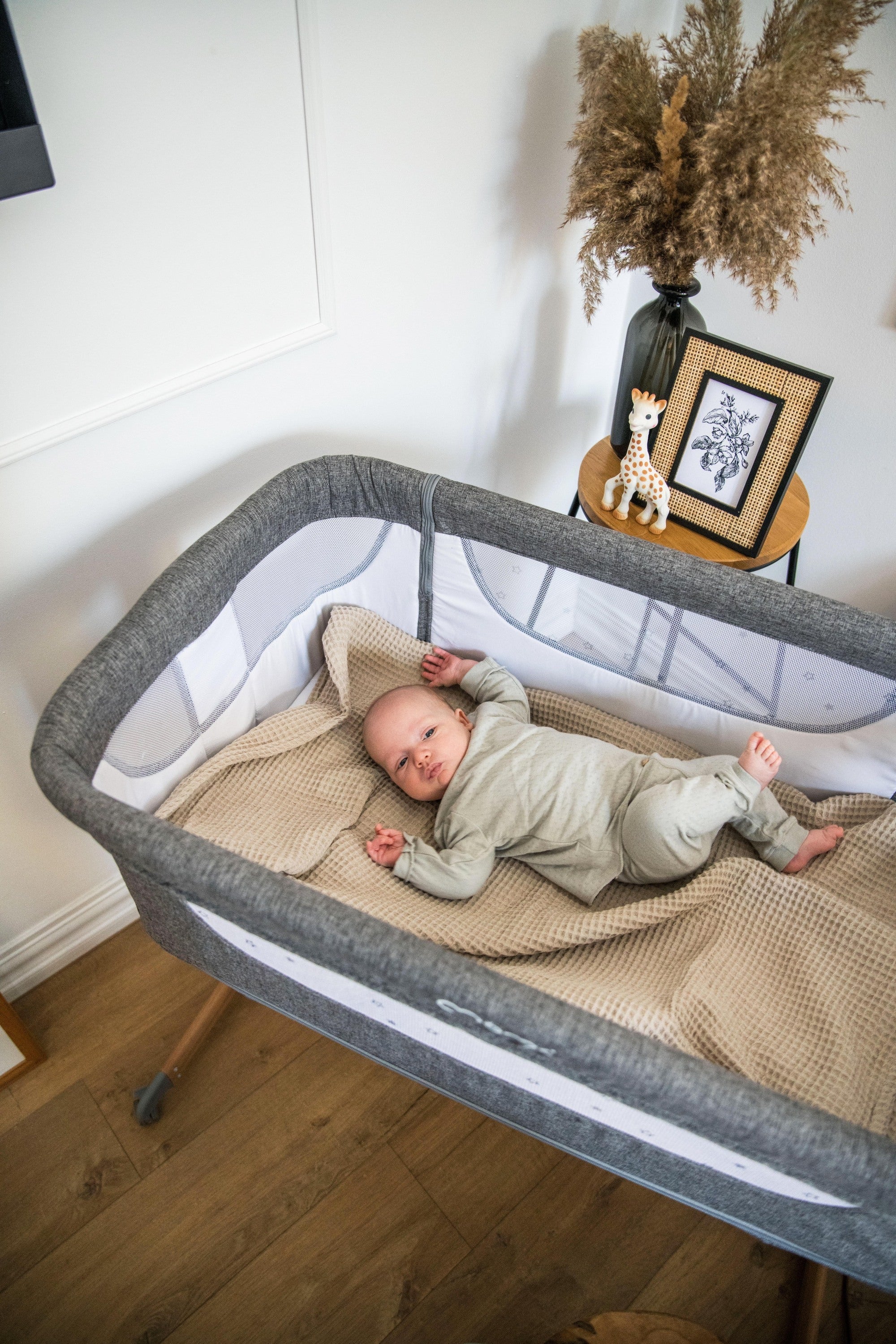 MoMi - Smart Bed 4 in 1 Baby crib