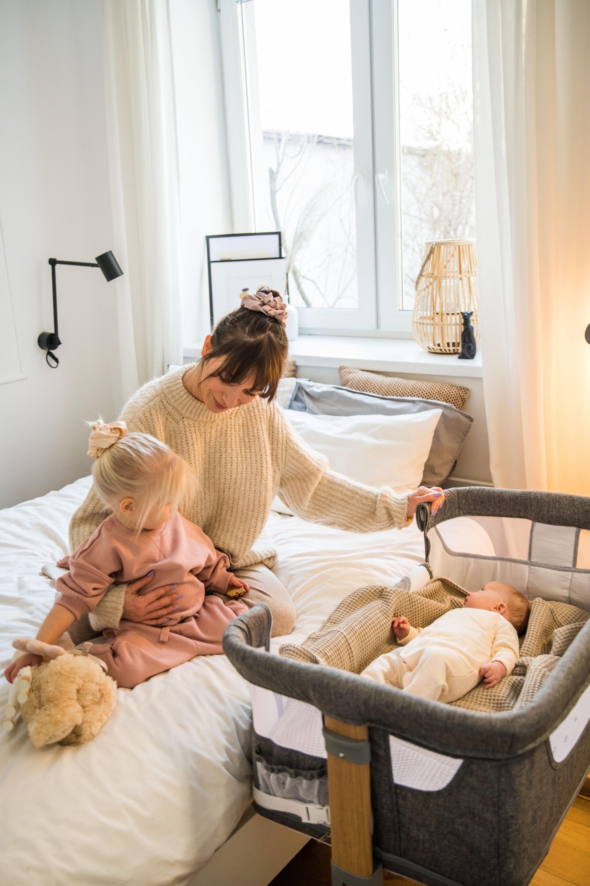 MoMi - Smart Bed 4 in 1 Baby crib