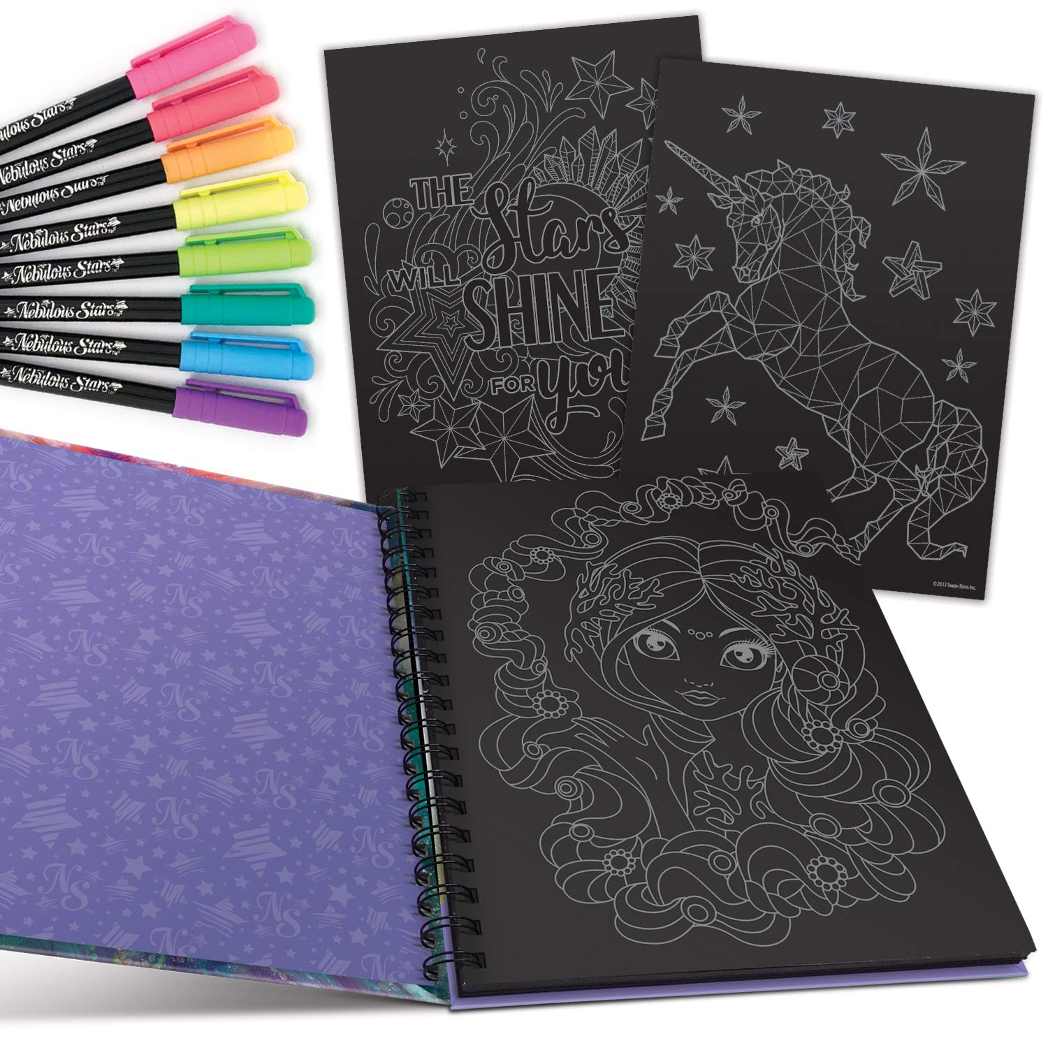 Nebulous Stars - Large Coloring Book