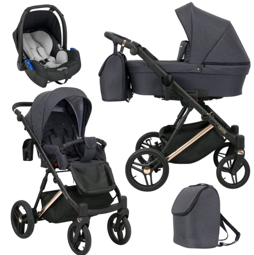 Kunert - Lazzio Premium (stroller + car seat + carrycot + isofix base)