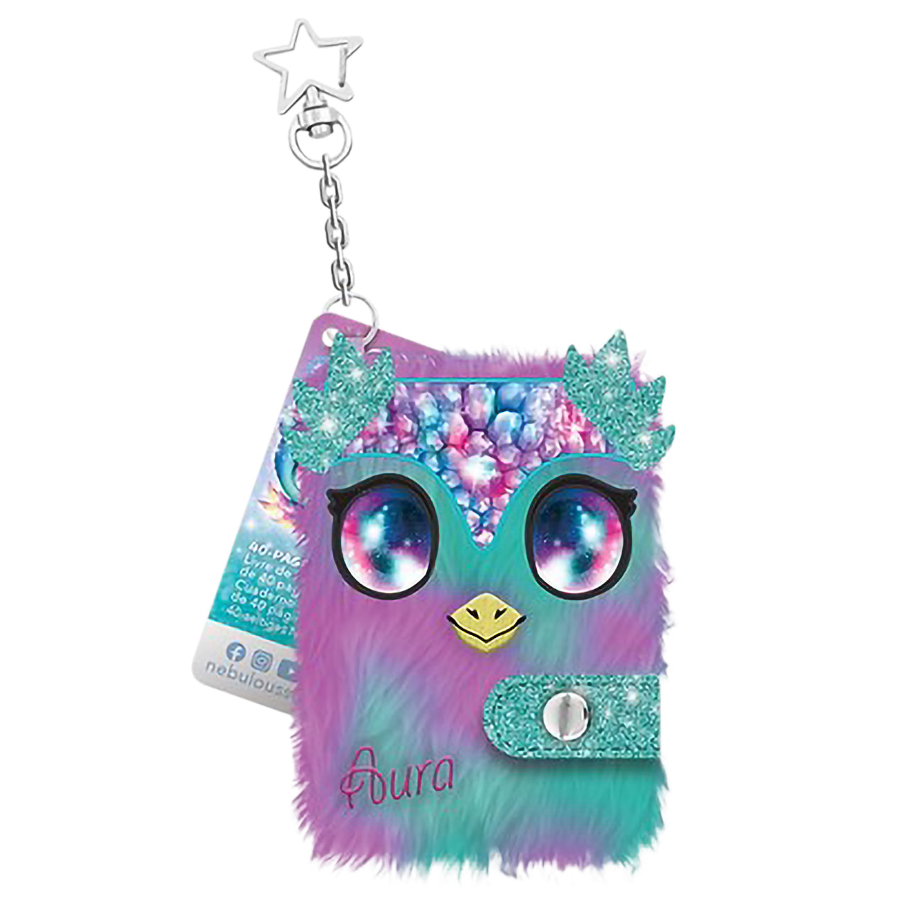 Nebulous Stars -  fuzzy mini notebook