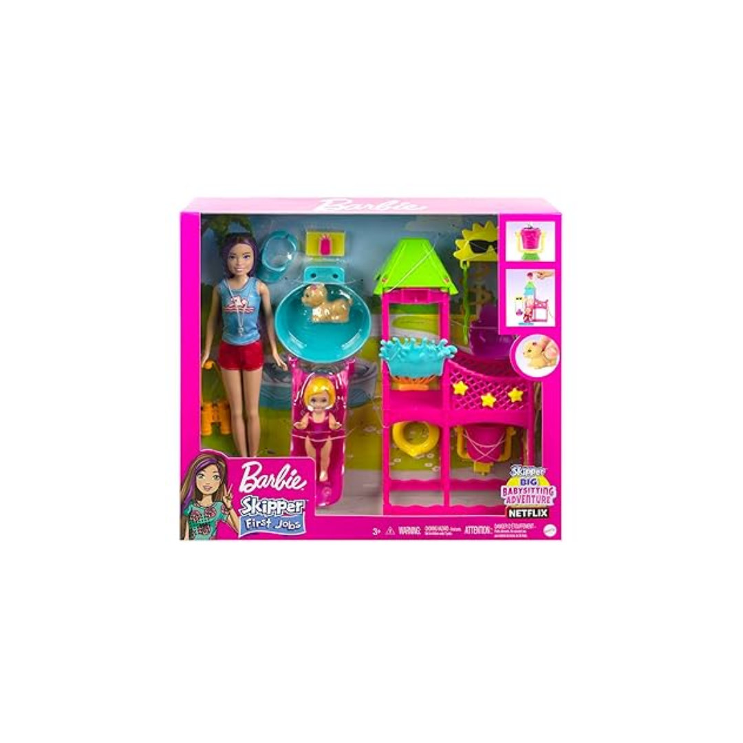 Barbie - Skipper Doll And Waterpark Playset