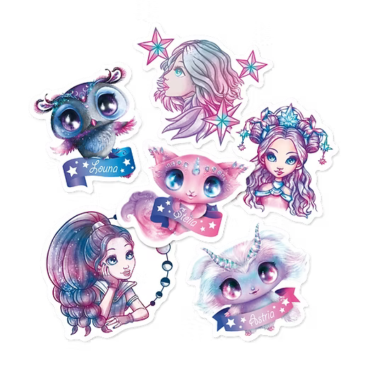 Nebulous Stars - Decorative  Vinyl Sticker