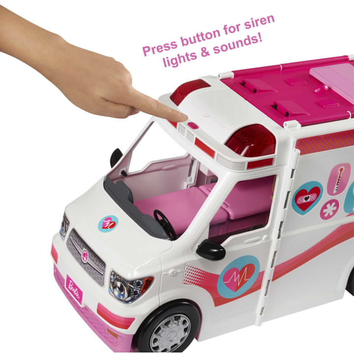 Barbie - Emergency Vehicle Transforms Into Care Clinic