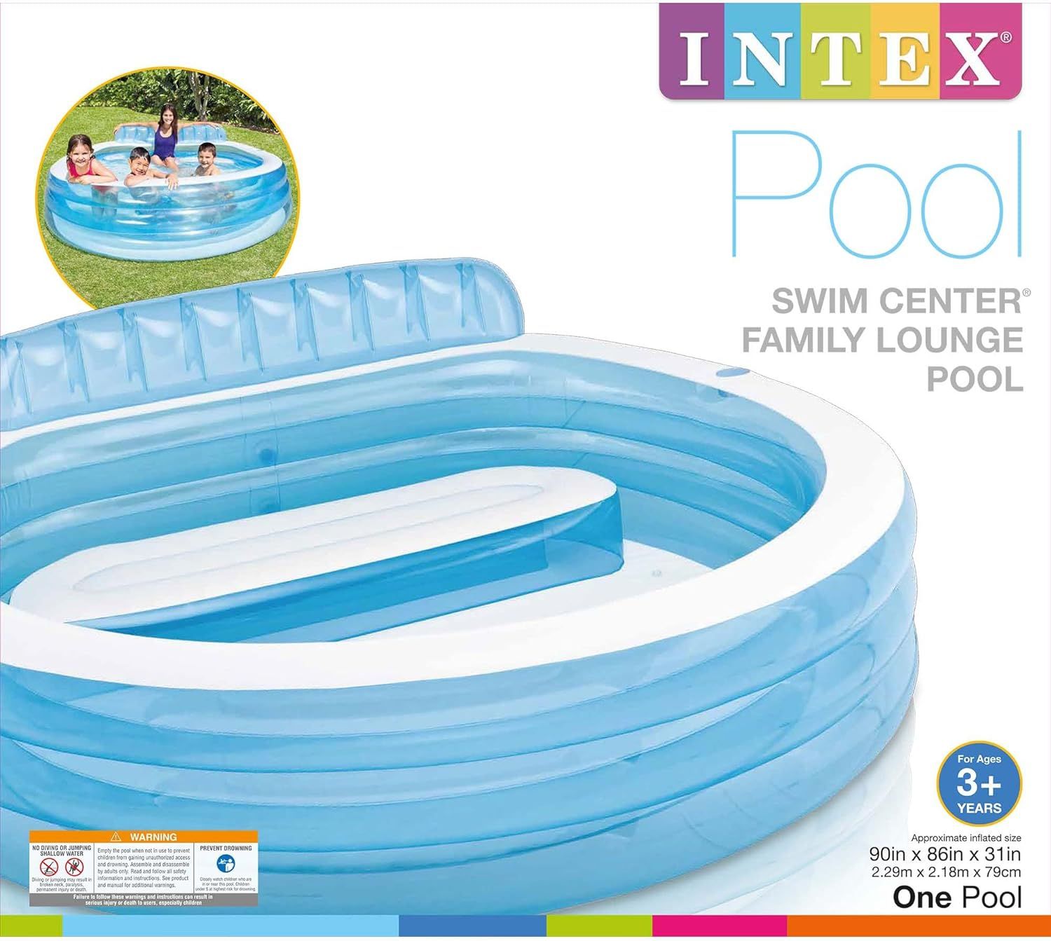 Intex swim center family lounge pool