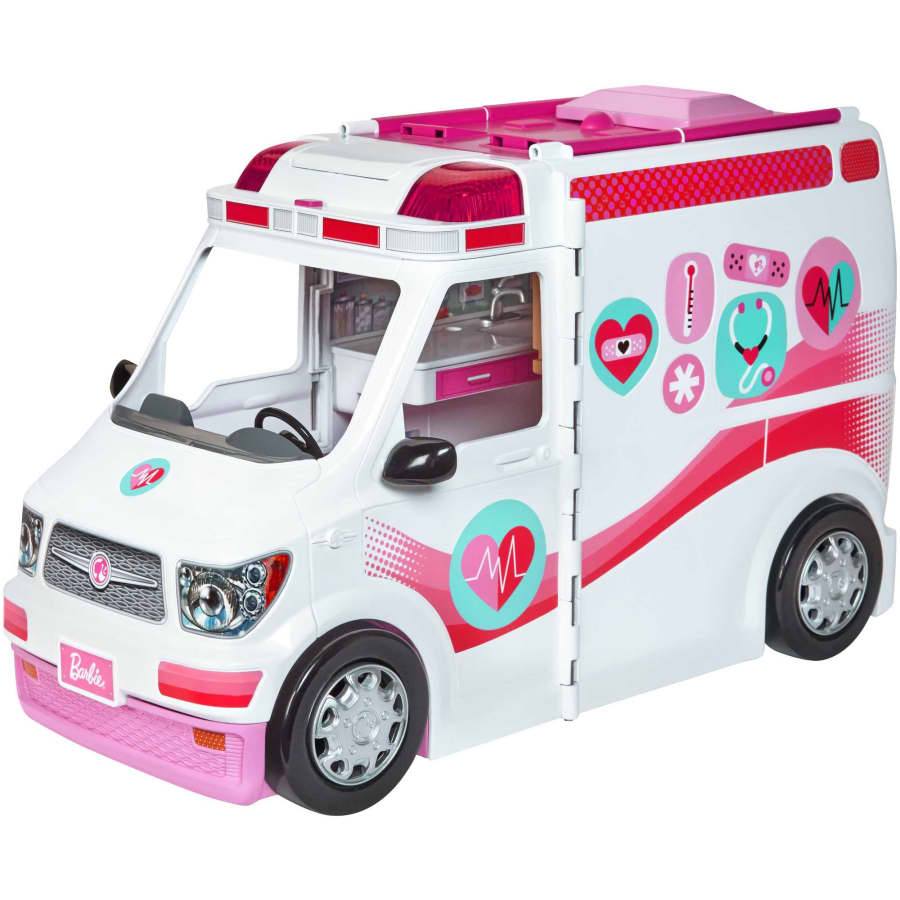 Barbie - Emergency Vehicle Transforms Into Care Clinic