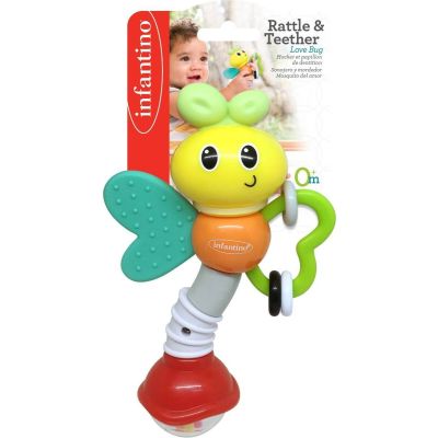 Infantino - Love Bug Rattle and Teether