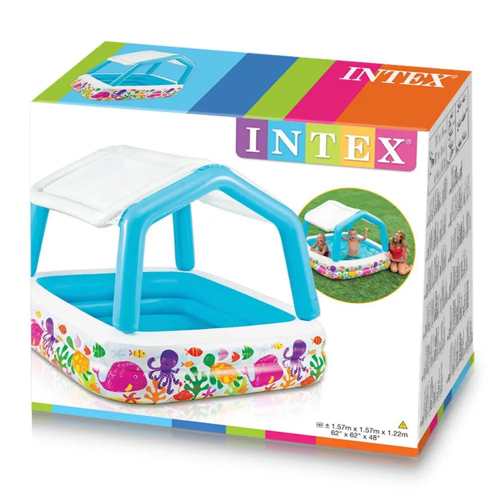Intex sun shade pool