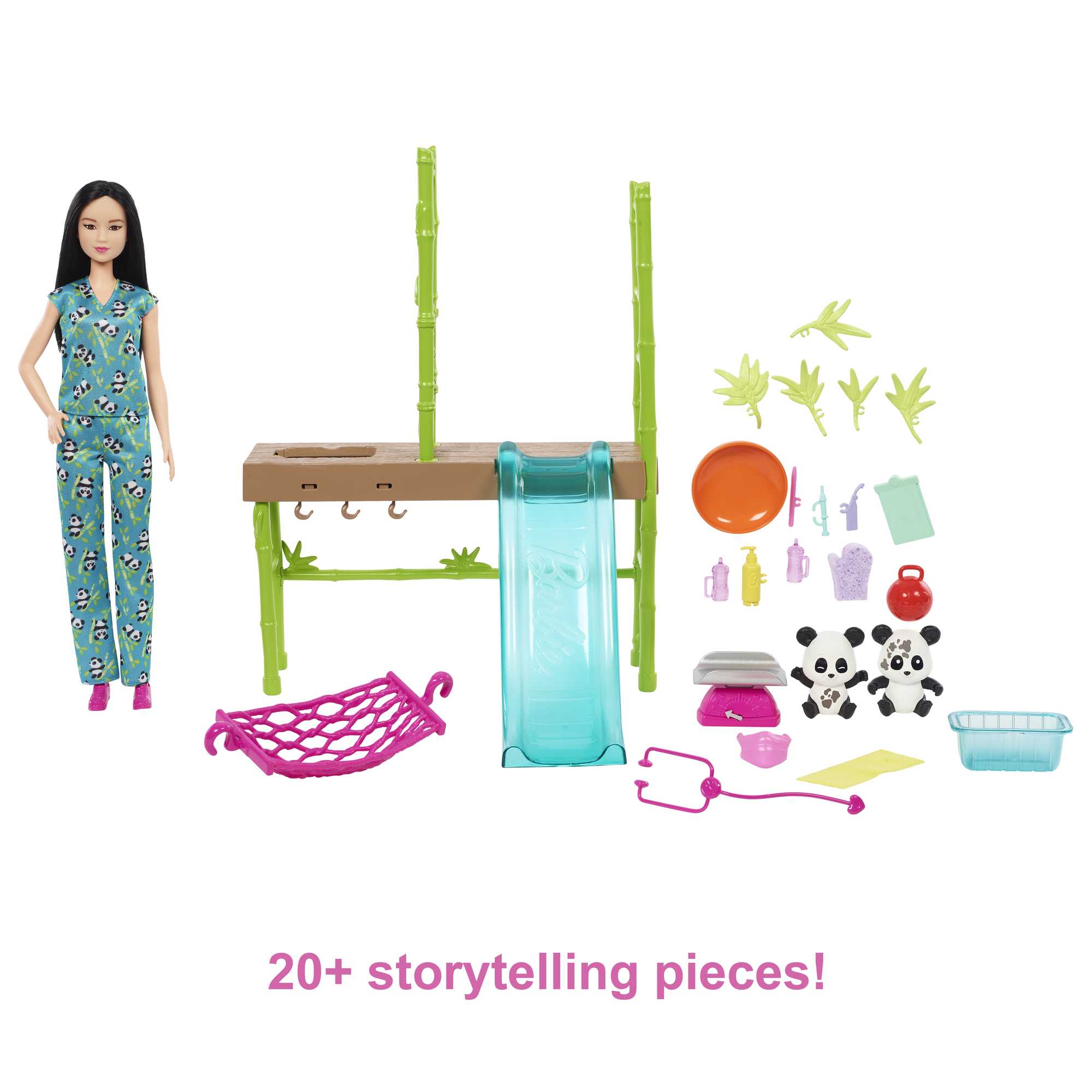 Barbie - Panda Care And Rescue Playset
