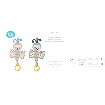 Babyjem - Vibrating Baby Butterfly Toy