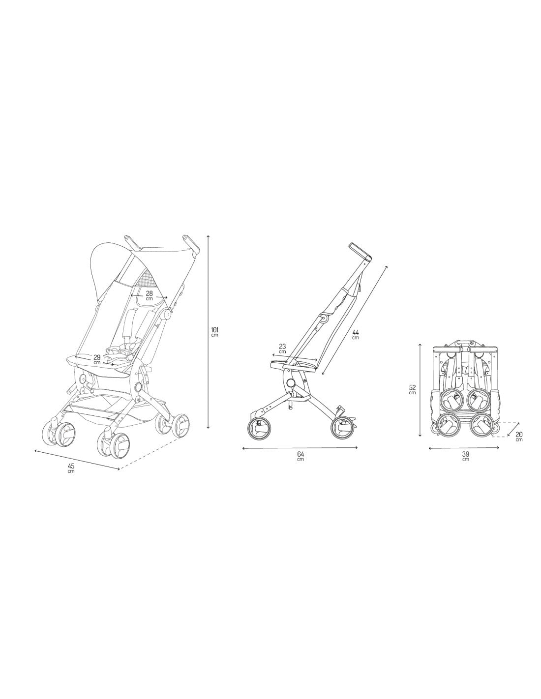 MoMi - Grace Stroller