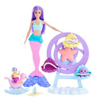 Barbie - Mermaid Doll, Nurturing Playset