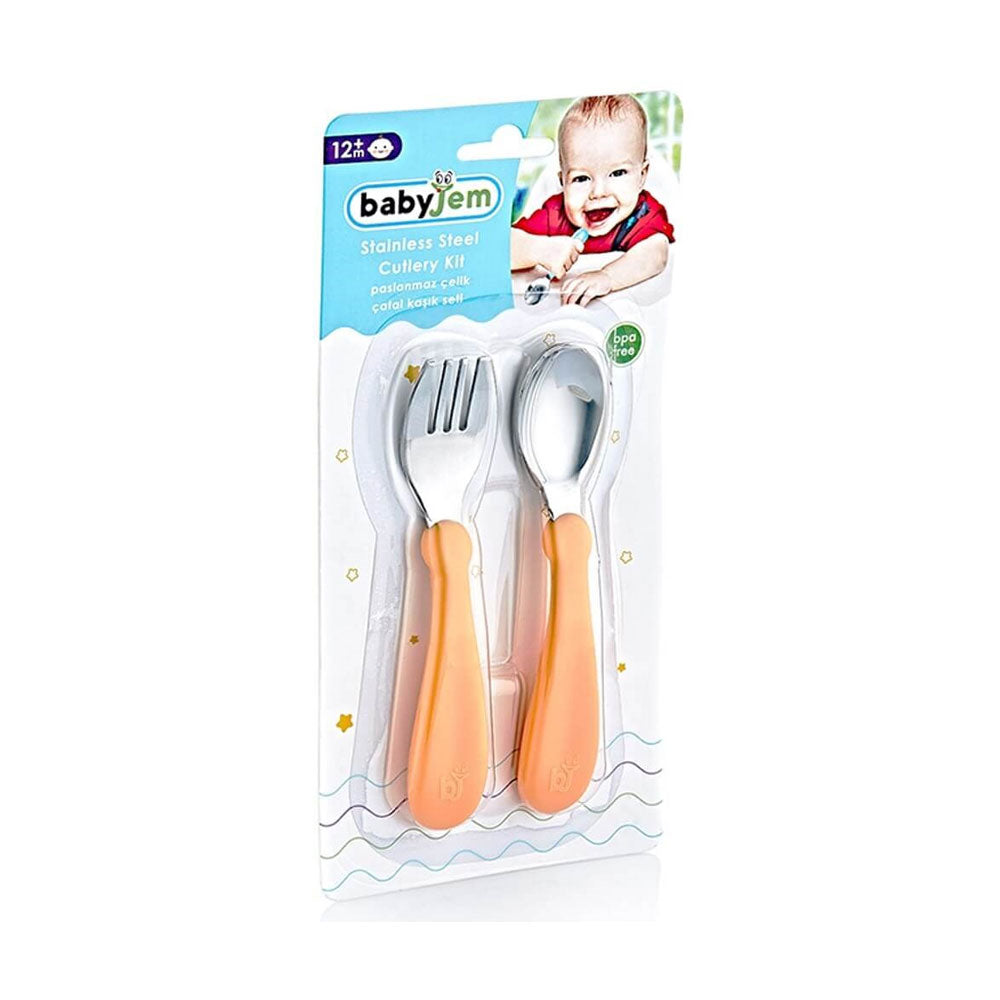 Babyjem - Steel Spoon and Fork