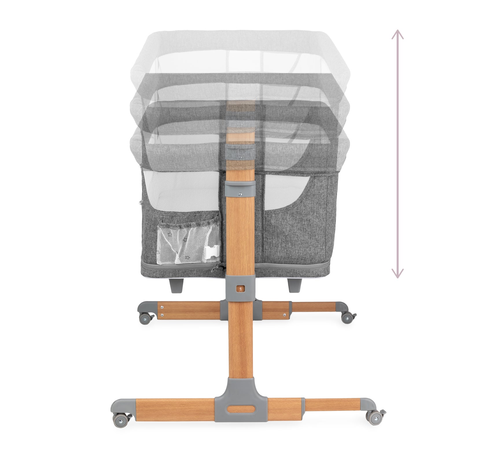 MoMi - Smart Bed 4 in 1 Baby crib