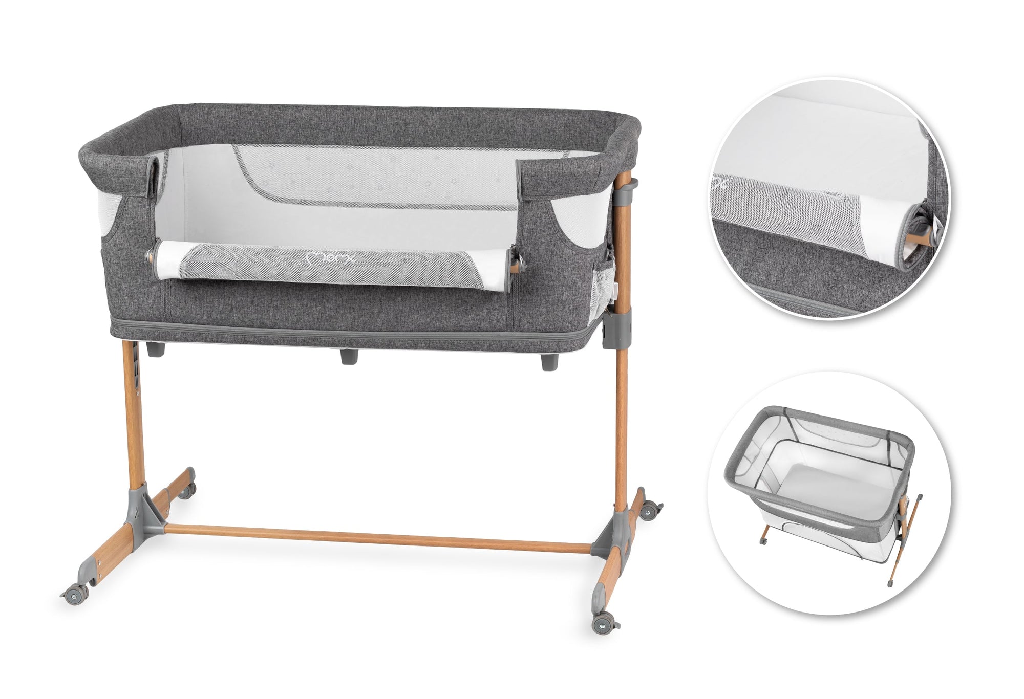 MoMi - Smart Bed 4 in 1 Baby crib