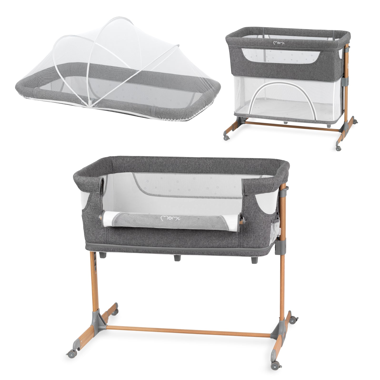 MoMi - Smart Bed 4 in 1 Baby crib