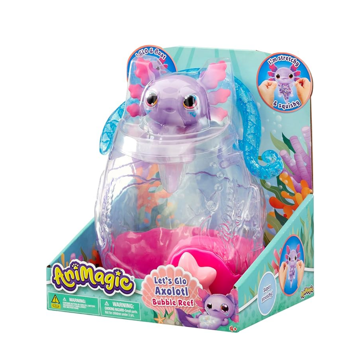 Goliath Animagic Lets Go Axolotl Bubble