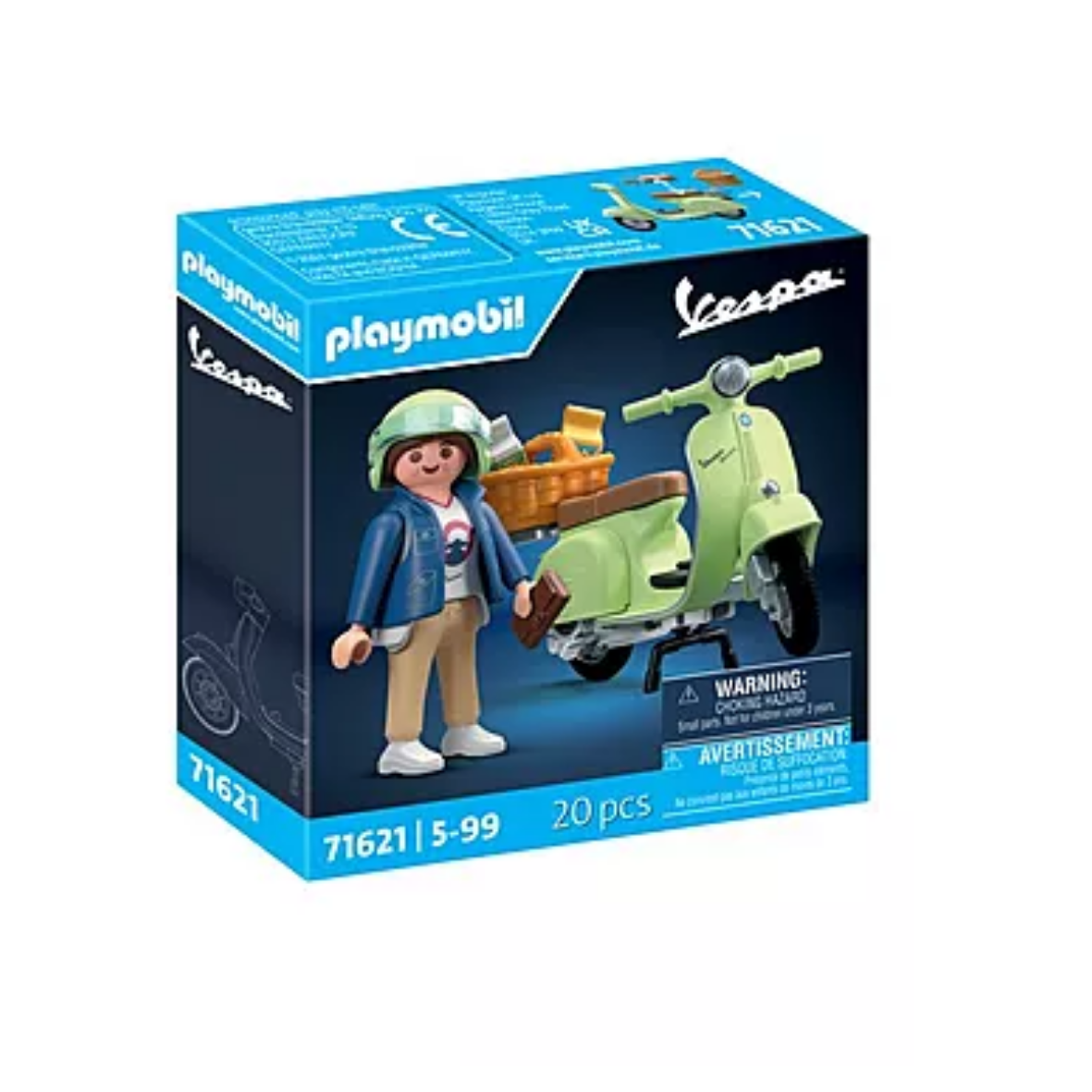 Playmobil 1969 Vespa 150 Sprint Veloce, light green